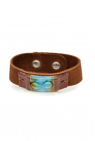 Fused Glass Snap Cuff Fused Glass Snap Cuff